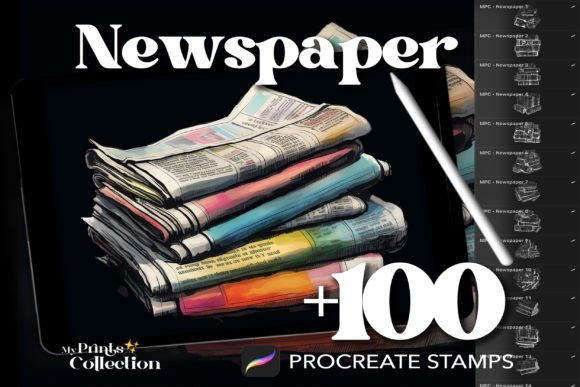 100 Procreate Newspaper Stamps: A Digital Asset Evaluation