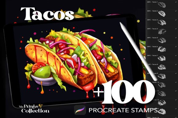 100 Procreate Tacos Stamps: A Strategic Asset for Digital Creators