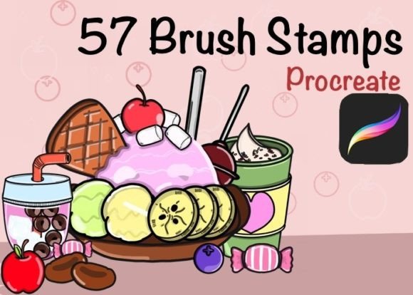 Brush Set Ice Cream by Procreate: A Sweet Toolkit for Digital Artists