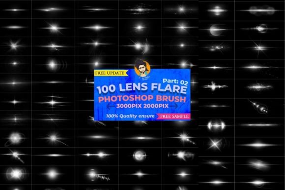 Enhancing Visual Depth with a Lens Flare Brush Photoshop Tool