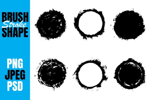 Grungy Circle Stroke & Round Brush Guide