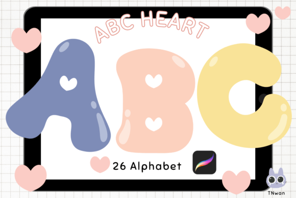 Heart Alphabet Procreate Brush Stamp: A Practical Guide to Stylish Lettering