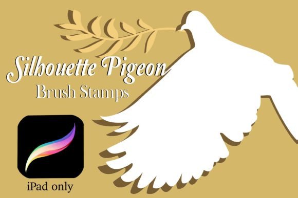 Integrating the Pigeon Silhouette Style Procreate Brush into Your Digital Design Workflow