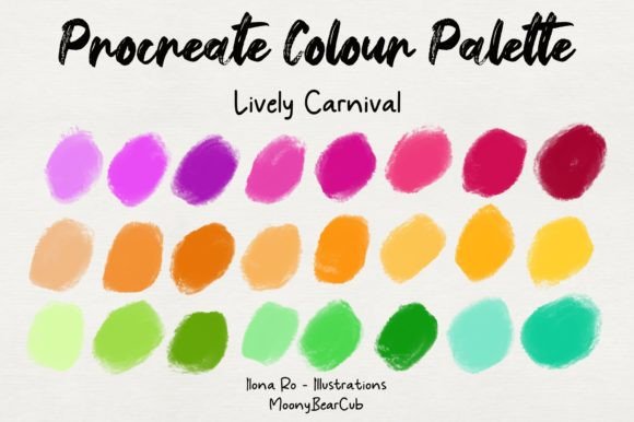 Lively Carnival Colour Palette: A Practical Guide to Importing and Using Vibrant Swatches in Procreate