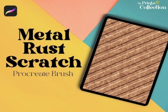 Mastering Industrial Textures with the Metal Rust Scratched Procreate Brush