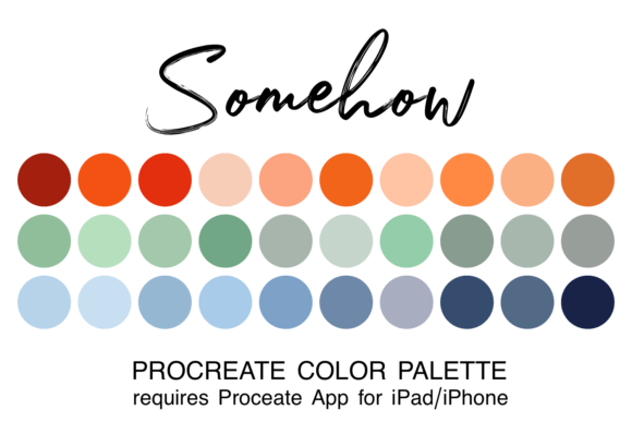Somehow Procreate Color Palette Guide