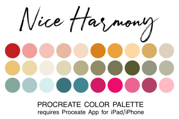 Streamlining Digital Creativity: The Strategic Value of the Nice Harmony Procreate Color Palette