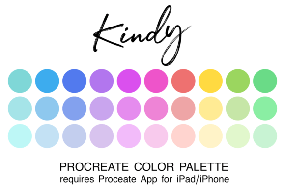 Streamlining Digital Illustration with the Kindy Procreate Color Palette