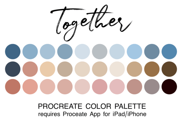 Together Procreate Color Palette: Streamline Your Digital Art Workflow