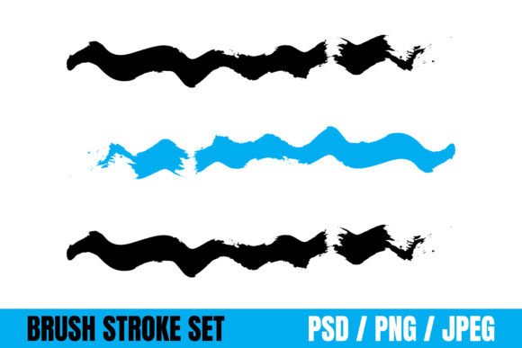 Wavy Brush Strokes and Grungy Brush Effect: A Practical Design Resource